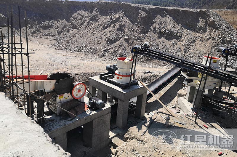 砂石骨料生產線基地