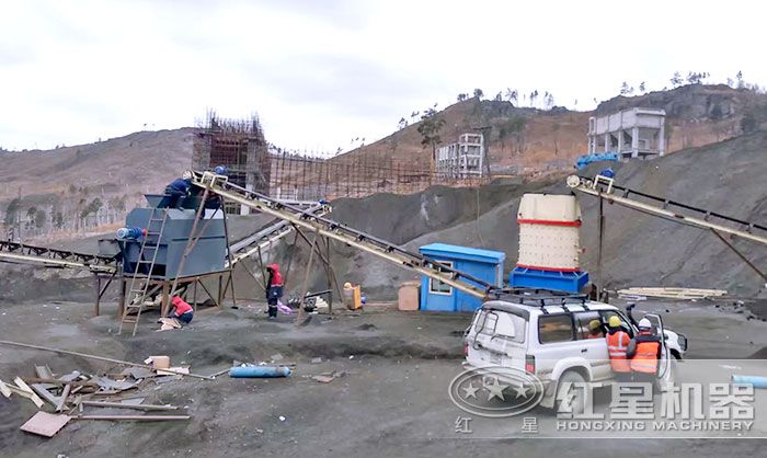 復合式破碎機加工沙