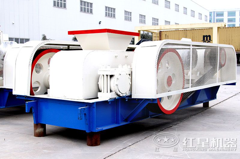 齒輥濕煤塊破碎機出料成品粒型好