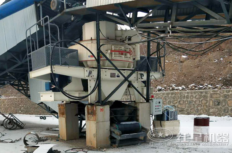 制砂機(jī)生產(chǎn)線現(xiàn)場實拍