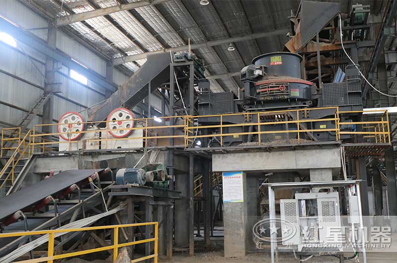 細鄂破+制砂現(xiàn)場