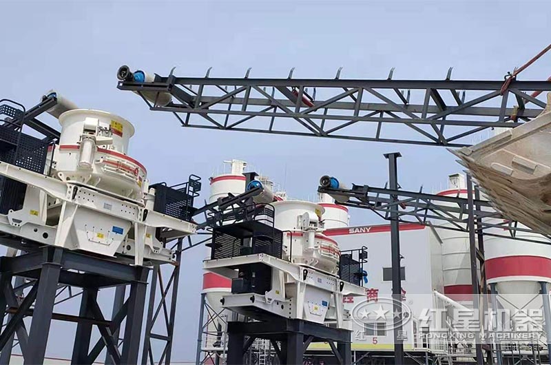 800t/h機(jī)制砂生產(chǎn)線安裝現(xiàn)場