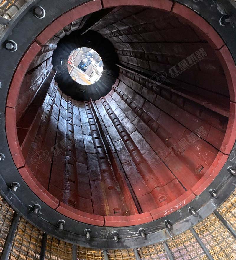 紅星節能球磨機內襯實拍