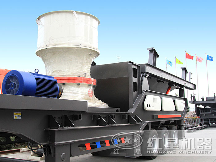 客戶定制的輪胎移動破+圓錐破