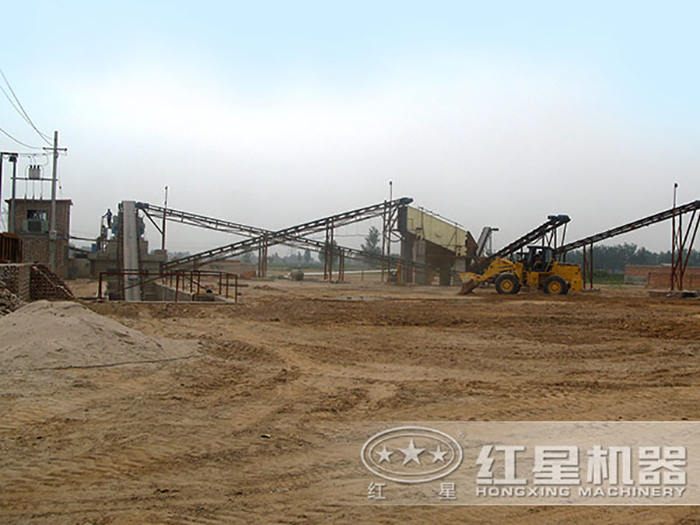 石英石制砂生產(chǎn)線安裝現(xiàn)場