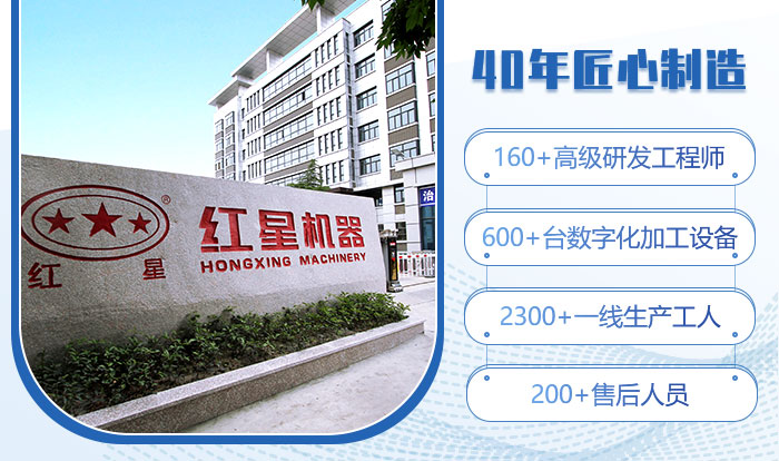 紅星機器，以精立業，以質取勝