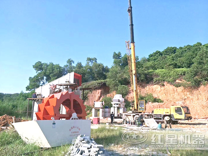 洗沙生產(chǎn)線(xiàn)搭建