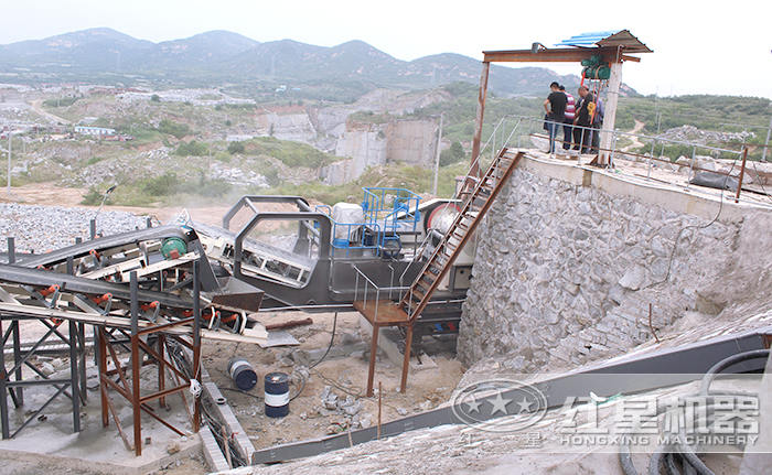 生新型移動配置現場