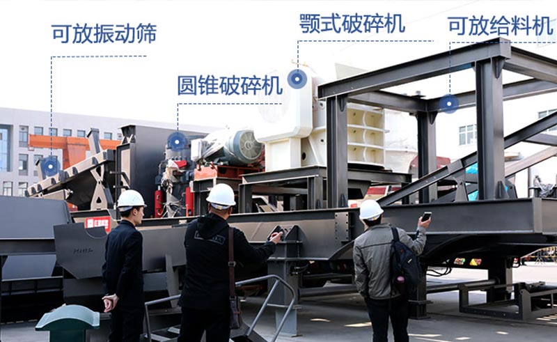 移動式破碎機可自由搭配組合方式