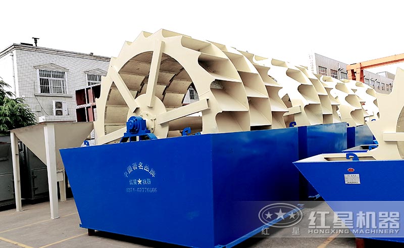 洗砂機(jī)可將打出來(lái)的物料去除雜質(zhì)