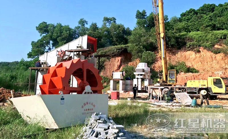 機制砂洗沙過程