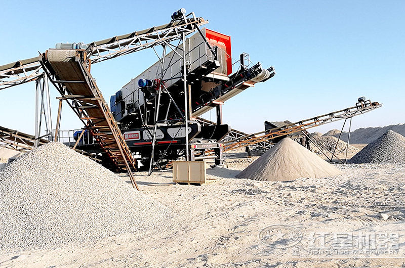 建筑垃圾破碎現場圖