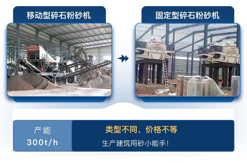 碎石粉砂機(jī)類(lèi)型