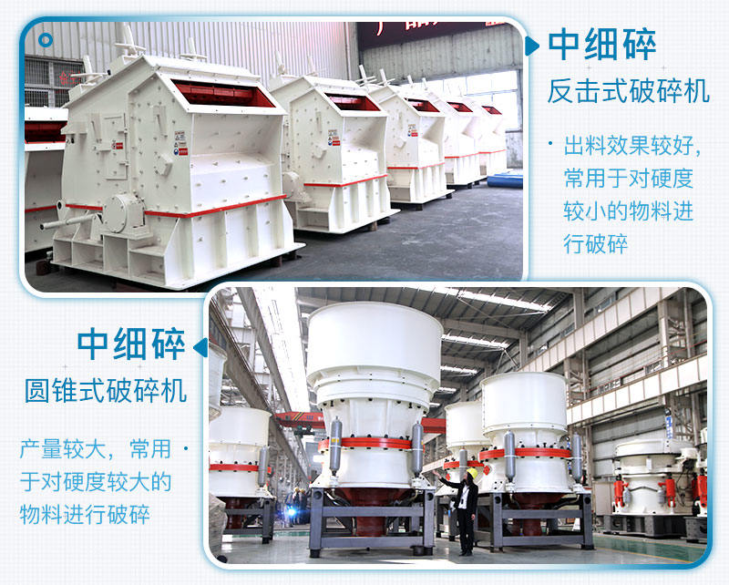 用戶可根據實際需求來選擇中細碎設備