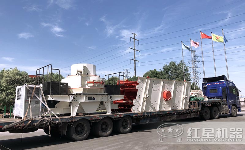 客戶定制的立式沖擊破發貨中