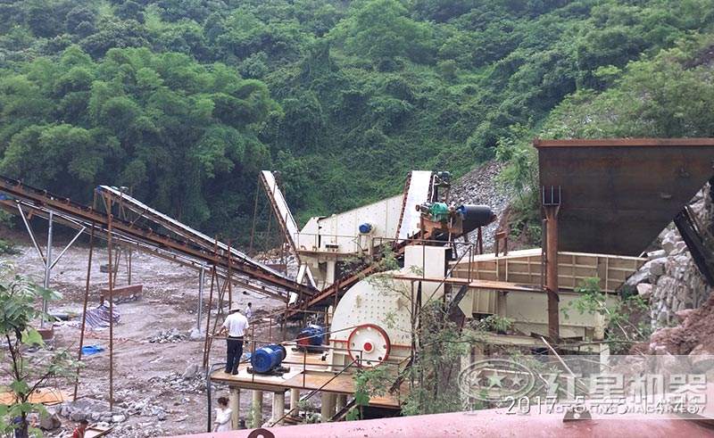 小型錘式煤矸石制砂生產線