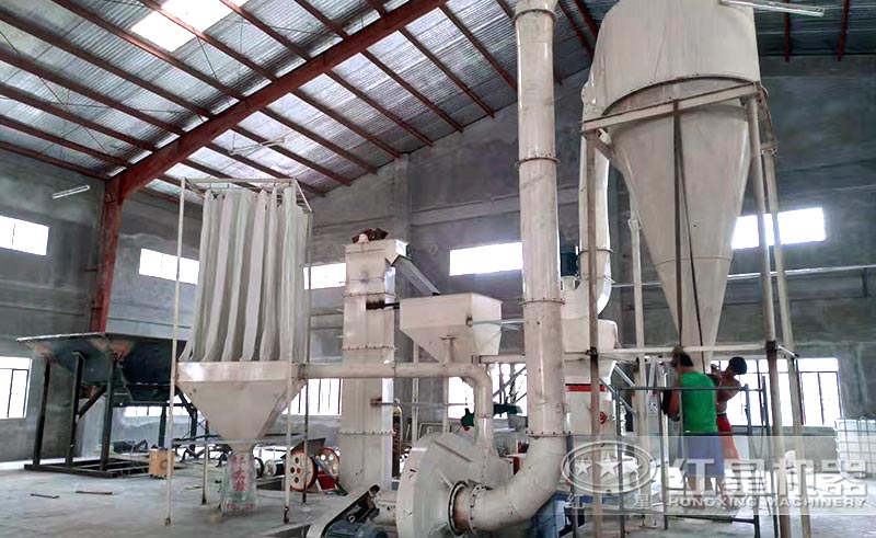 自循環超細粉碎機現場