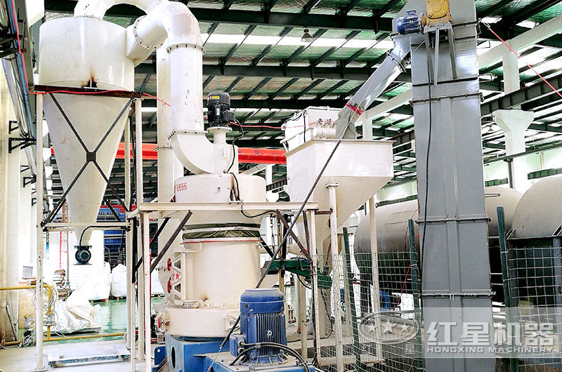 環保粉煤灰生產現場