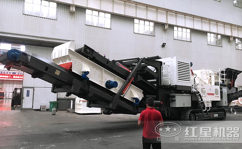 河南移動(dòng)碎石機(jī)廠區(qū)圖