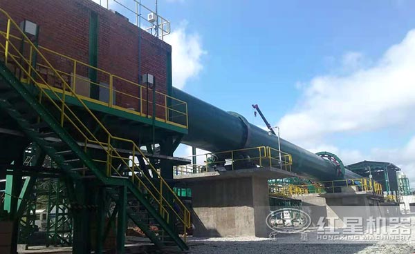 石英砂烘干機作業現場