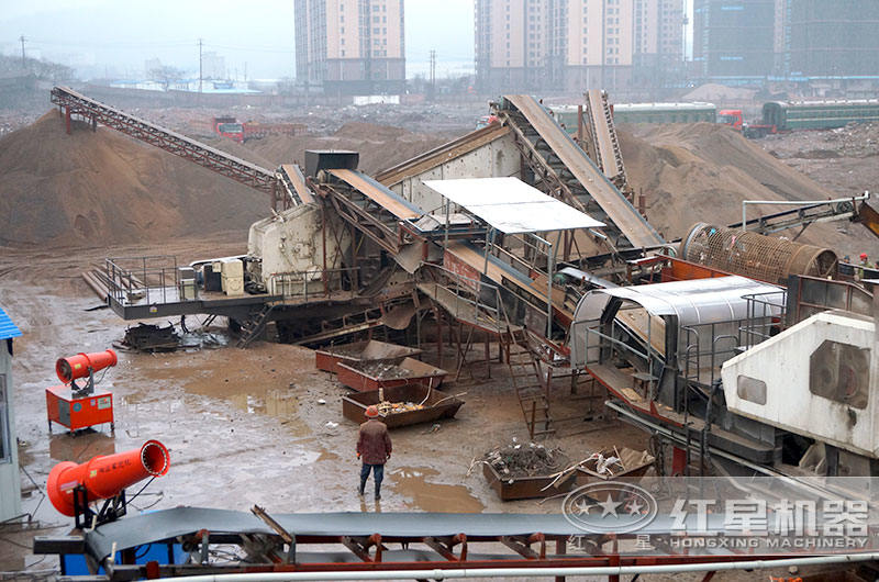 建筑垃圾處理現(xiàn)場(chǎng)圖