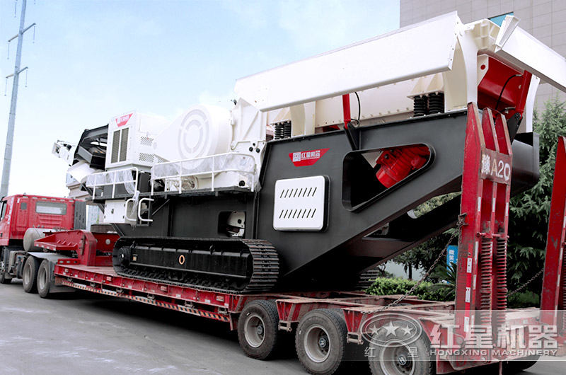 建筑垃圾處理設備發往客戶現場