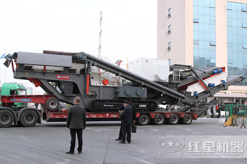 移動式粉碎沙一體機(jī)發(fā)貨