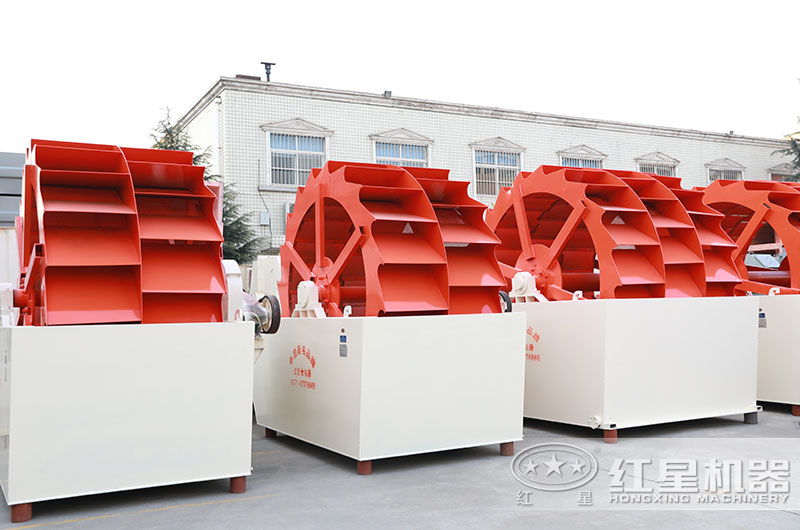 水輪式洗砂機