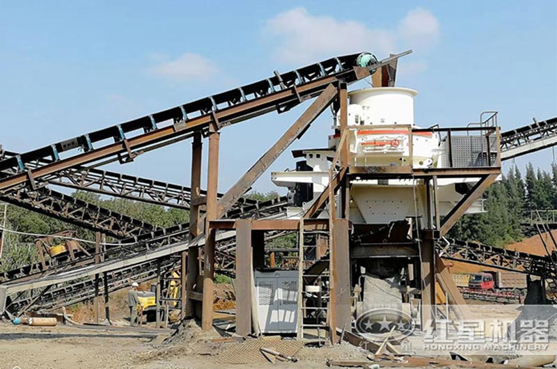 廢石屑粉碎現(xiàn)場