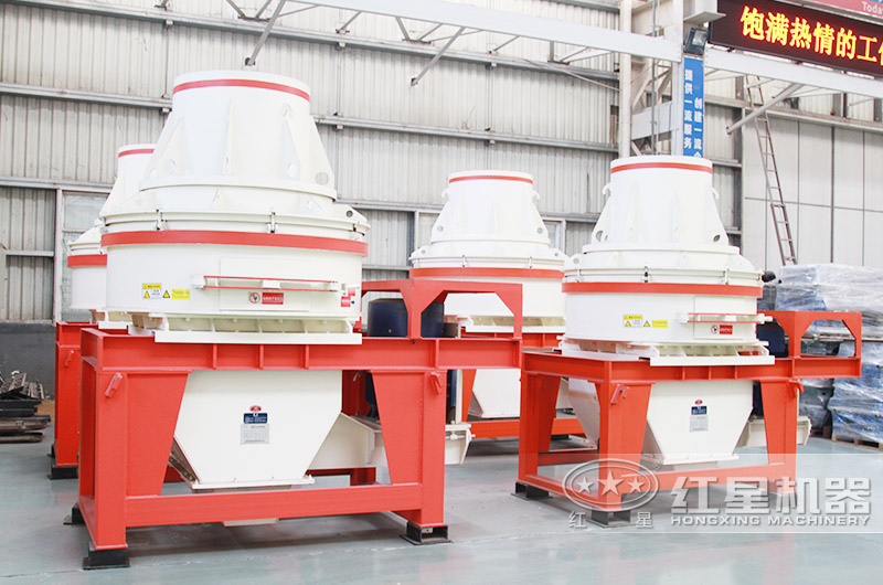 鵝卵石制砂機(jī)HX06、HX07，體積小，性價比高