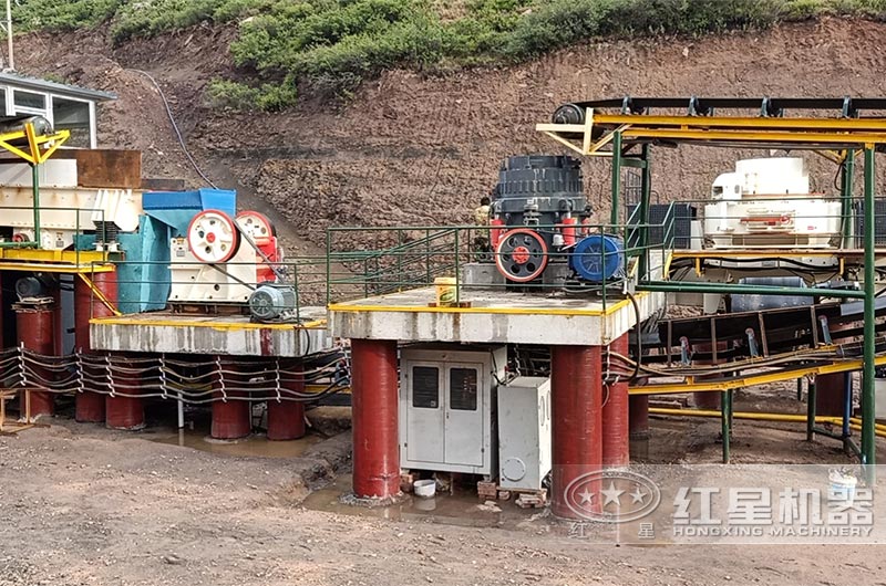 河南新鄉鵝卵石制砂生產線