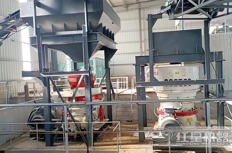 節能圓錐破現場