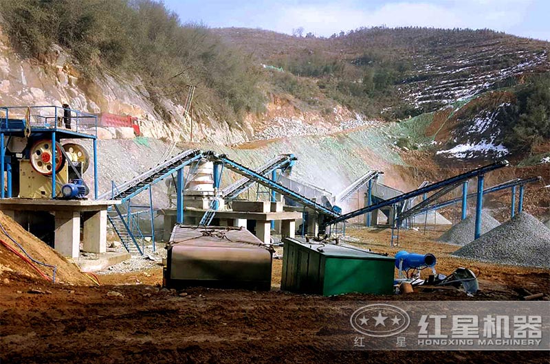 石灰石破碎生產(chǎn)線現(xiàn)場應(yīng)用