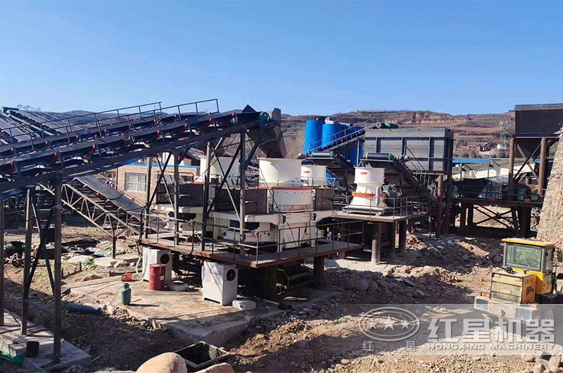 HVI沖擊式制砂機現場