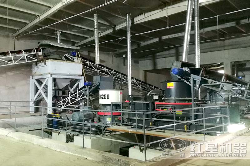 項(xiàng)目中細(xì)碎制砂設(shè)備展示