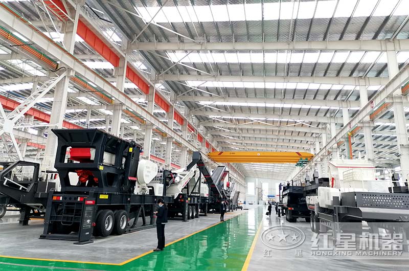 移動破碎站生產(chǎn)車間