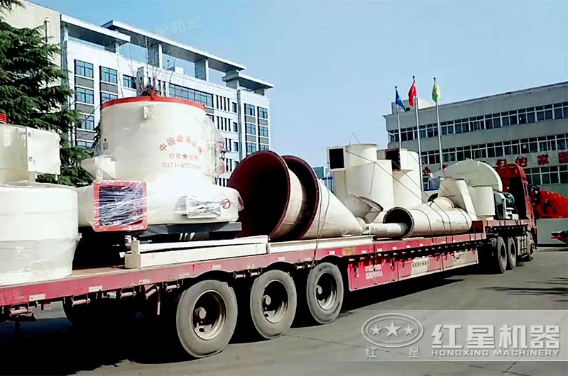 150目至650目方解石磨粉設備發貨現場