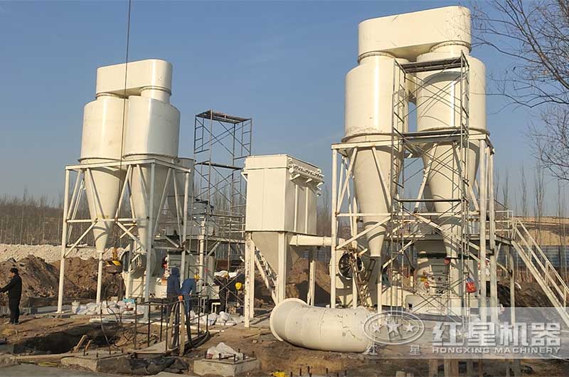 石頭磨粉機生產現場