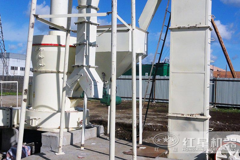 黑龍江雙鴨山磨粉現場