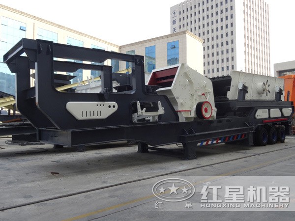 200tph輪胎反擊破移動破碎站