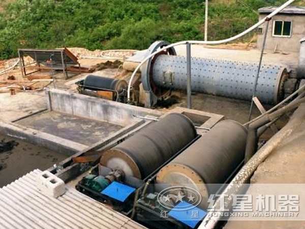 CTB1024磁選機磁選現場