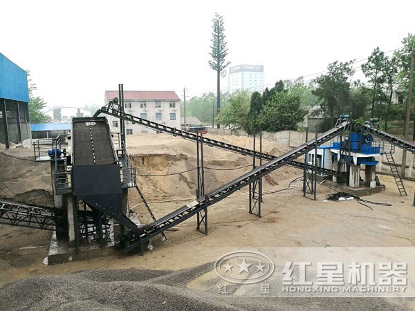 砂石生產(chǎn)線---紅星客戶現(xiàn)場