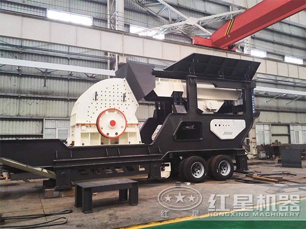 配1416錘破的車載石子破碎機(jī)