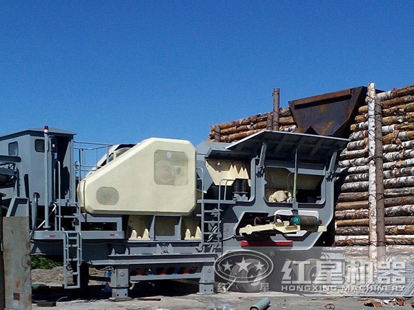 新型HX移動破碎站現場圖