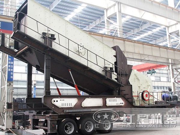 移動碎石機搭載反擊破