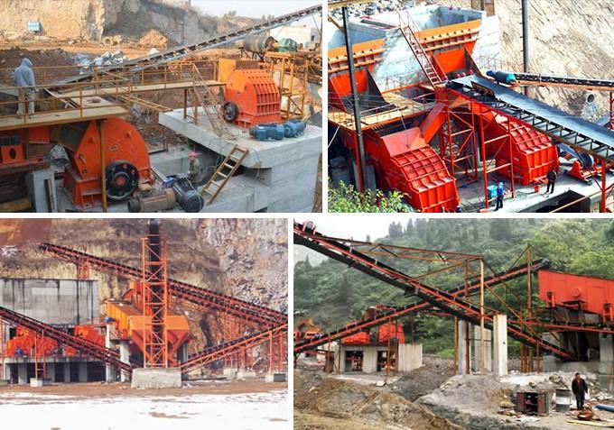 錘式破碎機(jī)客戶現(xiàn)場(chǎng)作業(yè)圖