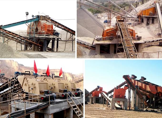 鋯英砂1214、1315反擊破碎機現場圖