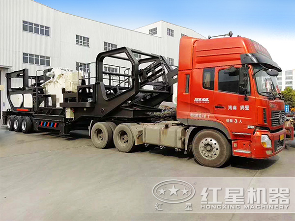 HX系列環保車載移動嗑石機