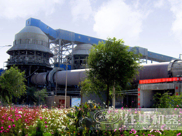 回轉窯現場作業圖