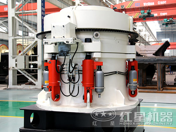 新型多缸液壓圓錐破碎機廠區圖